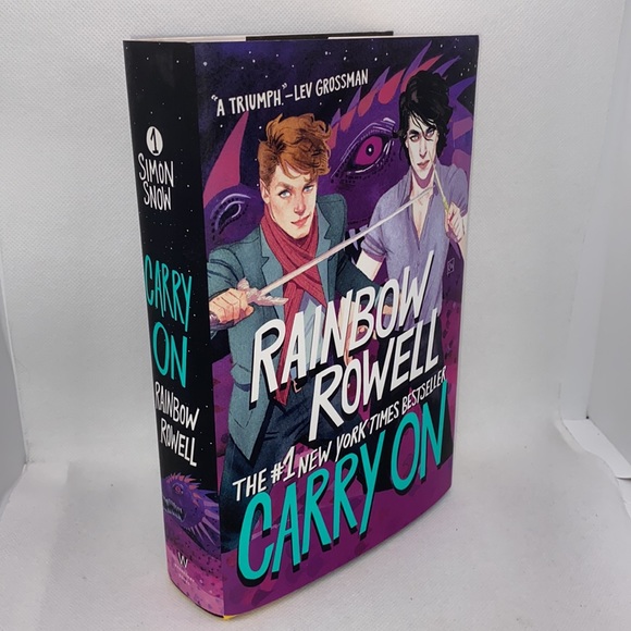 Rainbow Rowell Signed Carry On Hardcover with 2 Dust Jackets First Edition - Picture 15 of 15